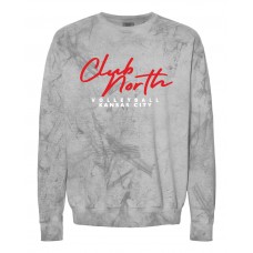 Club North Volleyball D2 Colorblast Sweatshirt (Smoke)